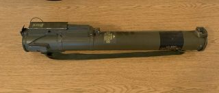 Rare M72a2 Law 66mm Anti - Tank Rocket Firing Tube - Training - Prop - Inert Date 1968