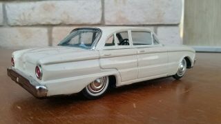 1961 Bandai FORD FALCON tin friction 4Dr.  perfectly NM litho 3