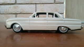 1961 Bandai FORD FALCON tin friction 4Dr.  perfectly NM litho 6