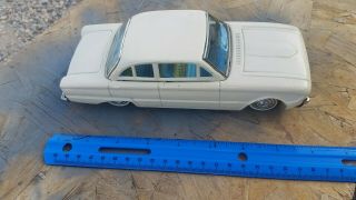 1961 Bandai FORD FALCON tin friction 4Dr.  perfectly NM litho 9