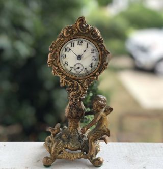 Antique Waterbury French Style Table Top Clock Circa 1800’s