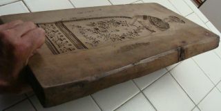 Dated 1820 2 - sided cookie / springerle board 7