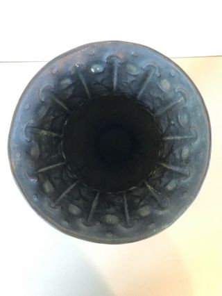 Antique Arts & Crafts Hammered Copper Vase Lillian Palmer ? 13” Tall 7