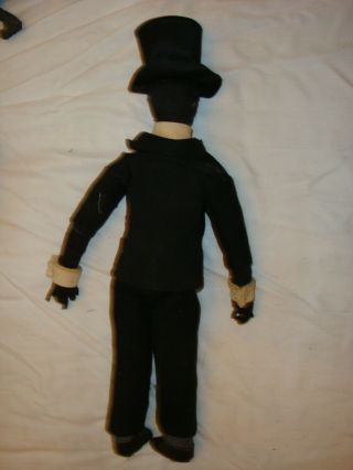 TALL BLACK MAN DOLL WITH HAT AND VINTAGE CLOTHES 2