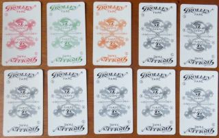Antique 1904 Card Game - TROLLEY - SNYDER BROS - ELMIRA,  NY - DELUXE ED 6