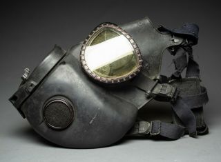 US Military M17 M17A1 M17A2 Gas Field Protective Mask Vietnam Era Size Large 3