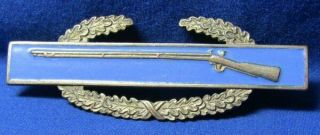 Wwii Japanese Made U.  S.  Army Cib Combat Infantry Badge By N.  B.  I.  Co.