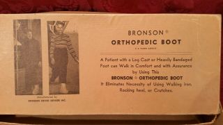 Vintage Medical Device Quackery BRONSON Orthopedic Boot 2