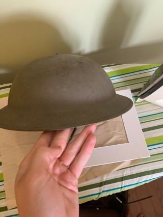 World War 1 Us Army Dough Boy Helmet Numbered 65