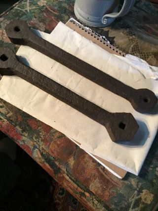 Two 18th Century Revolutionary War Nail Header Iron Tools For Nail Making 1700’s