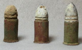 3 Civil War Relic.  54 Spencer Bullets Found At Five Forks,  Virginia