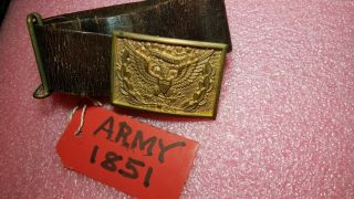 Civil War Army Belt Buckle 1851 E Pluribus Unum