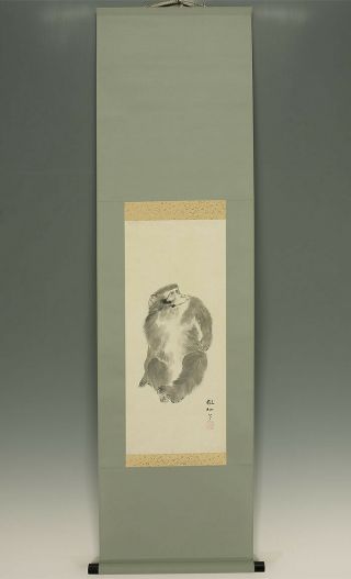 掛軸1967 JAPANESE HANGING SCROLL : MORI SOSEN 