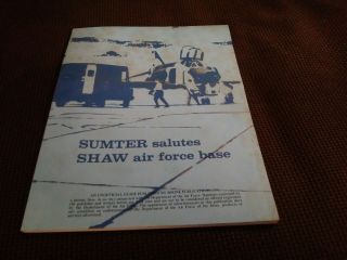 1970 Guide Shaw Air Force Base Sumter South Carolina Vietnam War Era