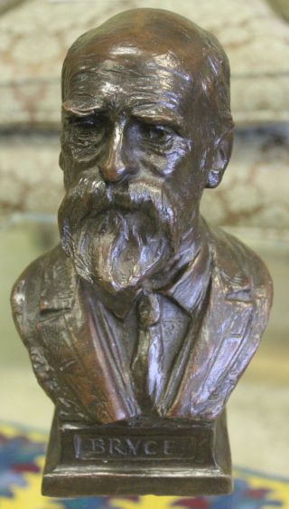 Henry Kirk Bush - Brown (Amer.  1857 - 1935) Bronze of Bryce 8