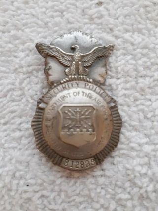 Department Of Air Force Security Police Badge