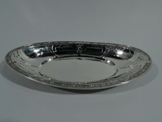 Alvin Bread Tray - J1510 - Antique Art Deco Bowl - American Sterling Silver
