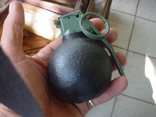 Vietnam Practice Inert Dummy Hand Grenade Us Military Training.