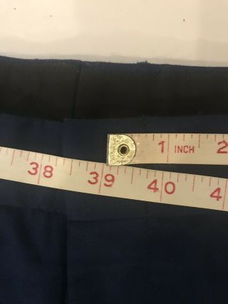 USMC Dress Blues Pants Trousers Blood stripes 36 L Altered inseam 33 Waist 38” 4