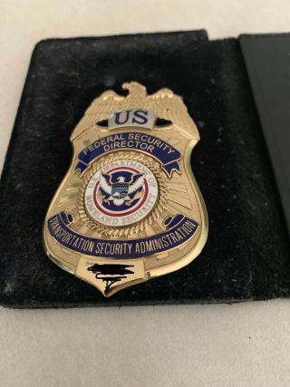 US Federal Police Security Director Badge Transportation Administration 2