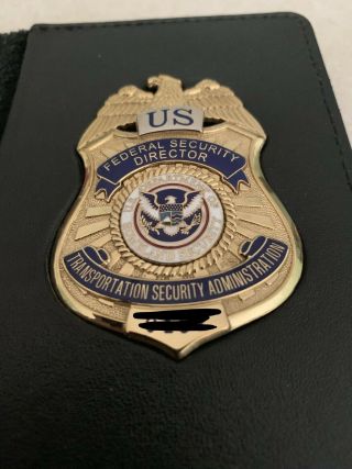 US Federal Police Security Director Badge Transportation Administration 5