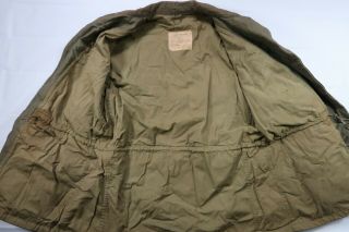 VINTAGE WWII M - 1943 Field Jacket Size 36 R SMALL USA ARMY AUTHENTIC 7