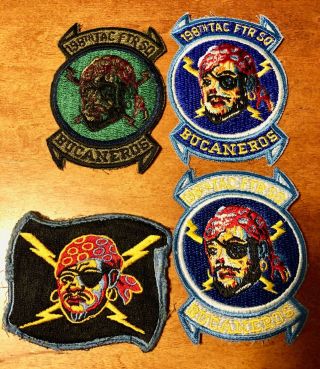 Usaf Patch Air Force 198th Tactical Fighter Squadron Flight Suit Patch X4
