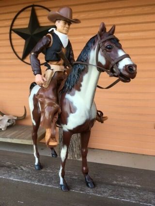 MARX JOHNNY WEST Vintage Horse Thunderbolt and The Pinto Kid Plus Accessories 2