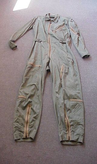 Vintage Early 1960s Usaf Flying/flight Suit Med - Long Very Light Albert Turner Co