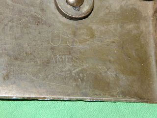 US World War II AMES 1945 Folding Trench Shovel and DAVE MFG.  1944 Carrier 11