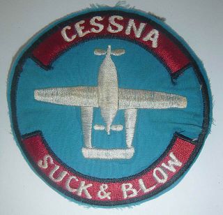 Suck & Blow - Vnbp Patch - Bird Dog Recon - Cessna 0 - 1 - Usaf - Vietnam War,  359