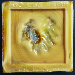 AUTHENTIC ANTIQUE LCT TIFFANY STUDIOS AGATE GLASS TILE 3