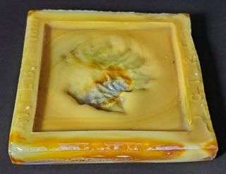 AUTHENTIC ANTIQUE LCT TIFFANY STUDIOS AGATE GLASS TILE 9