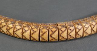39  WWI WW1 German Trench Art Carved Wood Treen Articulated Snake Serpent Animal 5