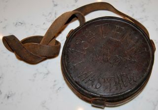 CIVIL WAR CONFEDERATE WOOD CANTEEN 13TH TENNESSEE INFANTRY REGIMENT SHILOH 2