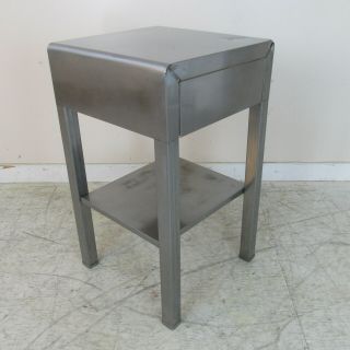 1930s Polished Steel End Table by Norman Bel Geddes For Simmons Furniture Co. 5