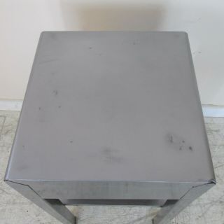 1930s Polished Steel End Table by Norman Bel Geddes For Simmons Furniture Co. 8