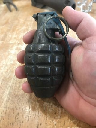 Vintage Practice RFX Pineapple Hand Grenade Fuze M228 MEI94B 011 - 045 Inert 3