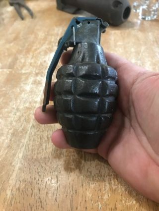 Vintage Practice RFX Pineapple Hand Grenade Fuze M228 MEI94B 011 - 045 Inert 6