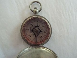 ANTIQUE 1917 WW1 WWI Engineer Dept Compass 3