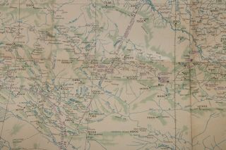 RARE WWII 8/1944 US AAF Map B8 - LAE Australia Jolly Roger JR2 - 017 5