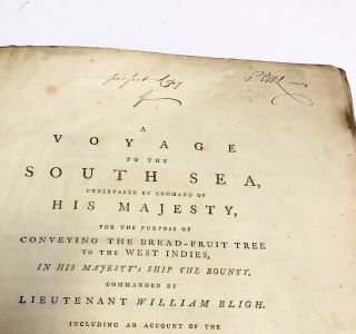 XRARE Voyage to the South Sea (1792) by William Bligh HMS Bounty Maps 6