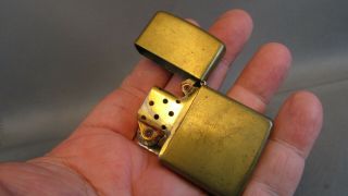 RARE Zippo lighter Brass US Marine Corps Logo 1932 - 1990 4