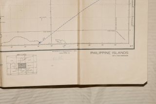 RARE WWII 10/1942 HUGE AAF Map Philippine Islands Jolly Roger JR2 - 010 4