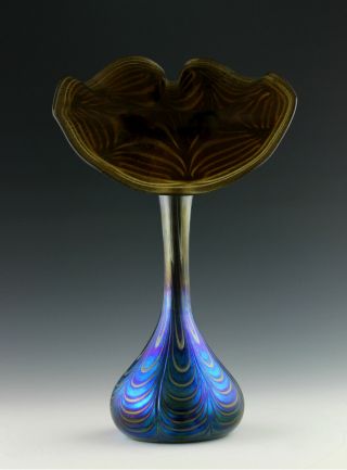 Bohemian Art Nouveau Iridescent Glass 