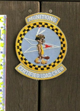 Us Air Force Usaf Certified Load Crew Patch