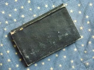 1864 Civil War Wallet Style pocket Bible.  American Bible Society soldier bible 3