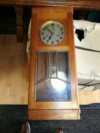 Old Junghans Wall Clock Movement Is In Funktion For A Easy Restauration