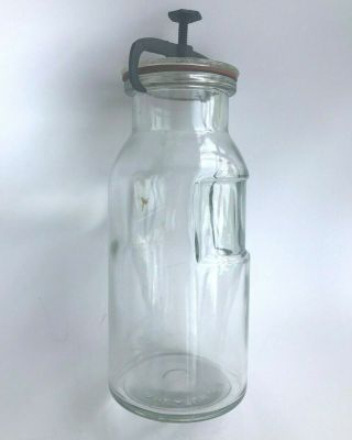 Wheaton Apothecary Glass Jar Screw Clamp Lid