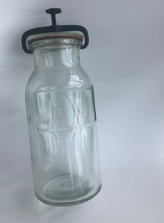 Wheaton Apothecary Glass Jar Screw Clamp Lid 2